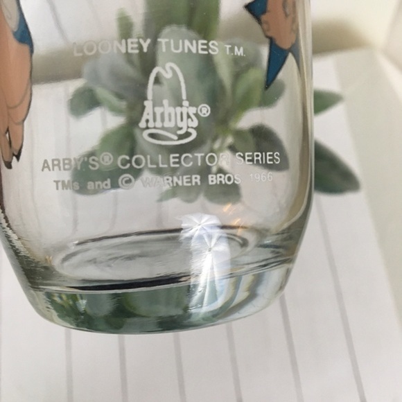 Vintage 1966 Porky Pig Drinking Glass Arby’s Looney Tunes That’s All Folks - Picture 9 of 11
